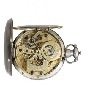 Swiss silver lever watch for the Chinese market Circa 1860