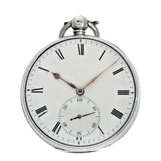 English pocket watch with stoppable center seconds Circa 1852
