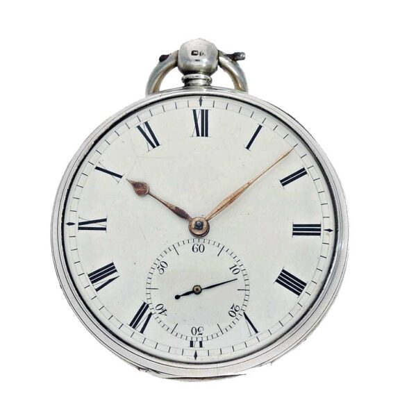 English pocket watch with stoppable center seconds Circa 1852