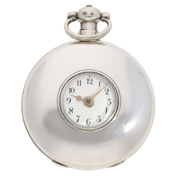 English verge watch with royal portrait on bridge Circa 1819