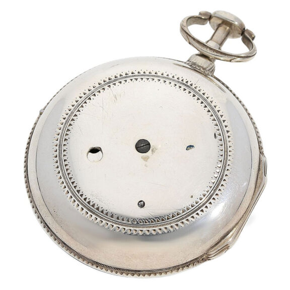 English interesting silver cylinder pocket watch Circa 1787 English interesting silver cylinder pocket watch Circa 1787