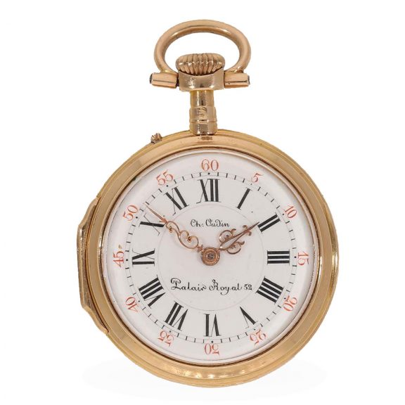 Small French 18 carat gold Louis XV precision watch Circa 1870