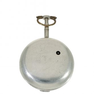 English silver deck watch with center seconds Circa 1820