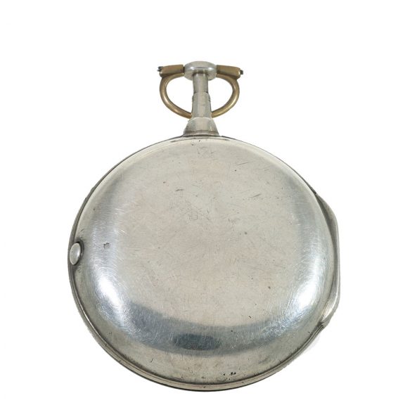 English silver deck watch with center seconds Circa 1820 English silver deck watch with center seconds Circa 1820