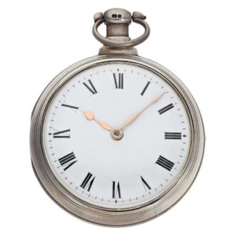 English pair cased pocket watch in rare condition Circa 1816