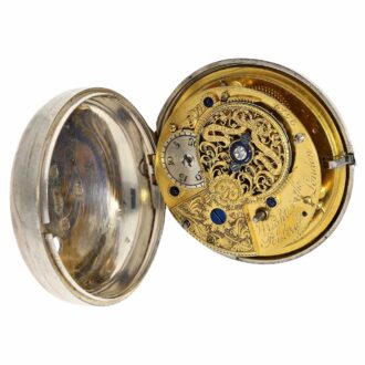 English pair cased pocket watch in rare condition Circa 1816