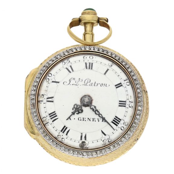 Exceptional high quality and rare Swiss lady's pair case verge watch Circa 1760 Exceptional high quality and rare Swiss lady's pair case verge watch Circa 1760