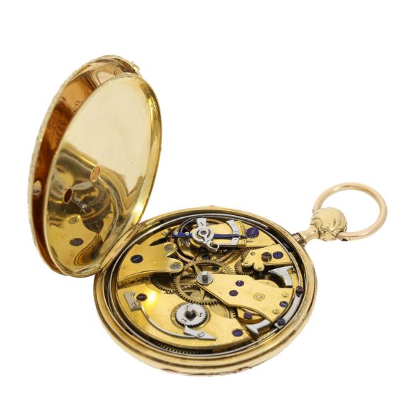 French repeater with fine movement quality and shock absorber Circa 1830 French repeater with fine movement quality and shock absorber Circa 1830