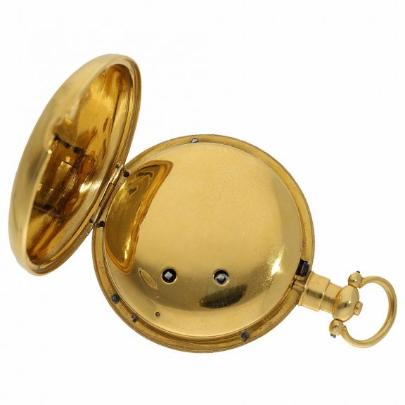 English gilt pocket watch for the Chinese market Circa 1820 English gilt pocket watch for the Chinese market Circa 1820