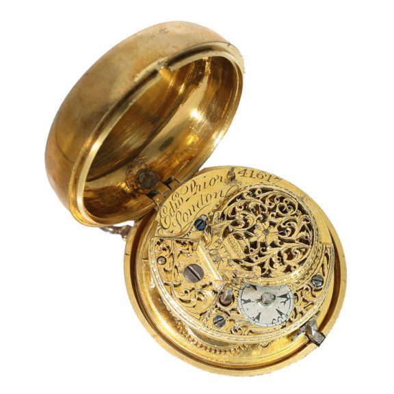 English gilt triple cased verge pocket watch Circa 1813 English gilt triple cased verge pocket watch Circa 1813