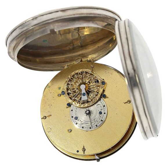 French rare verge pocket watch with triple date Circa 1800 French rare verge pocket watch with triple date Circa 1800