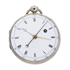 Watch with cylinder escapement and center seconds Circa 1800
