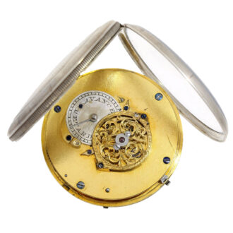 Watch with cylinder escapement and center seconds Circa 1800