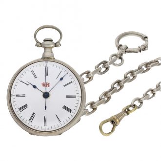 Swiss pocket watch with center seconds for the Chinese market Circa 1850