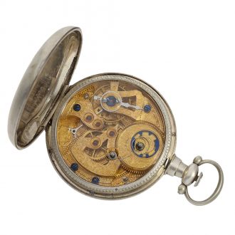 Swiss pocket watch with center seconds for the Chinese market Circa 1850