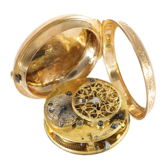 Swiss 18 carat gold Louis XV verge pocket watch Circa 1750 Swiss 18 carat gold Louis XV verge pocket watch Circa 1750