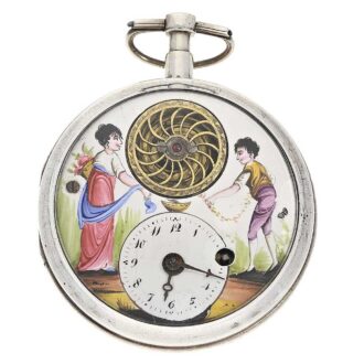 French watch with a very rare "hypnotic" balance Circa 1800 French watch with a very rare "hypnotic" balance Circa 1800