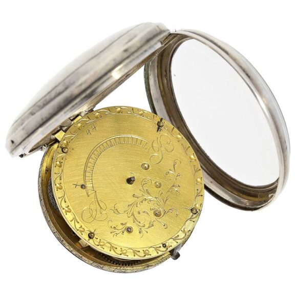 French watch with a very rare "hypnotic" balance Circa 1800 French watch with a very rare "hypnotic" balance Circa 1800