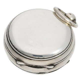 English interesting silver center seconds pocket watch Circa 1770