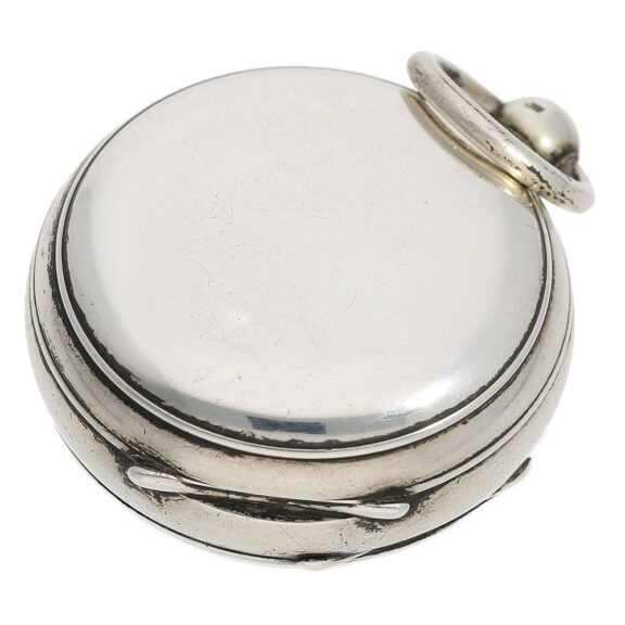 English interesting silver center seconds pocket watch Circa 1770 English interesting silver center seconds pocket watch Circa 1770