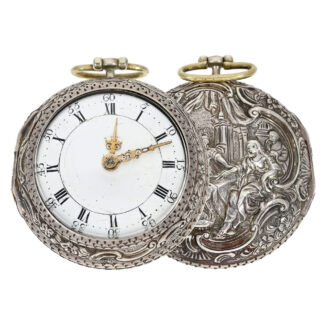 German verge with repoussé case and hallmarks Circa 1781