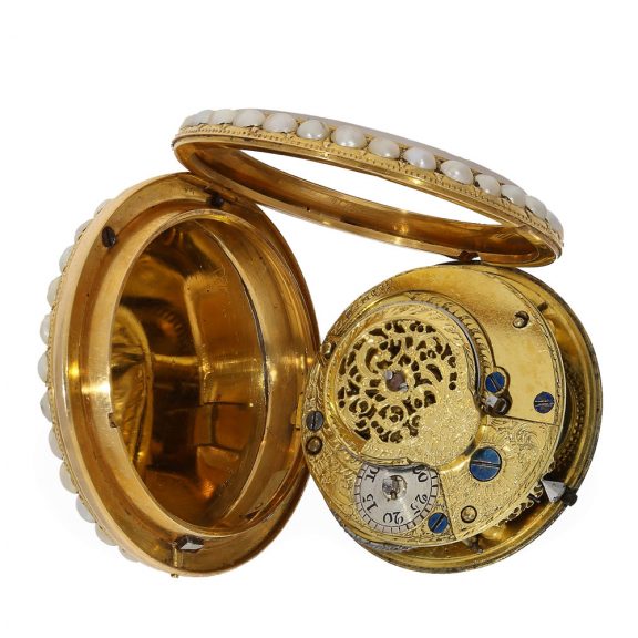 English 18 carat gold and enamel verge watch Circa 1790 English 18 carat gold and enamel verge watch Circa 1790