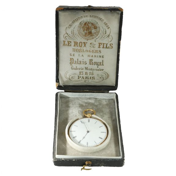 French elegant 18K gold Lépine pocket watch Circa 1850 French elegant 18K gold Lépine pocket watch Circa 1850