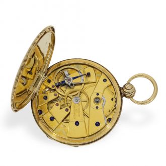 Swiss 18 Carat gold extremely rare and very early lépine Circa 1830