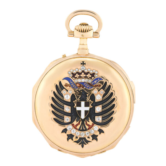 King Umberto I of Italy minute repeating presentation watch Circa 1890