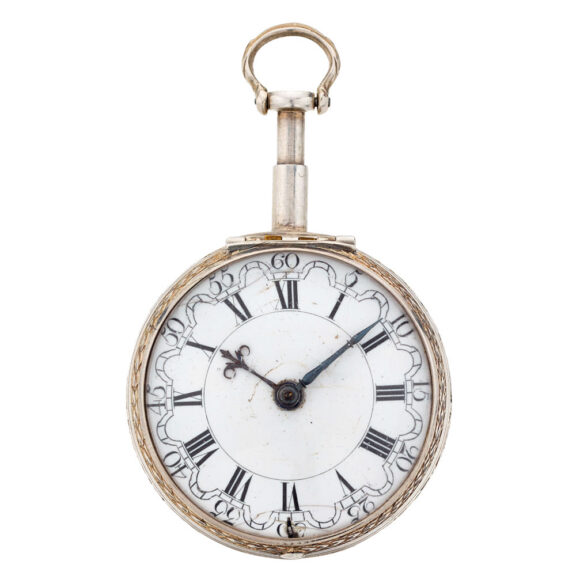 Dutch silver quarter repeating verge pocket watch Circa 1760 Dutch silver quarter repeating verge pocket watch Circa 1760