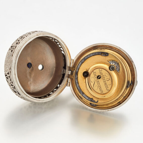 Dutch silver quarter repeating verge pocket watch Circa 1760 Dutch silver quarter repeating verge pocket watch Circa 1760