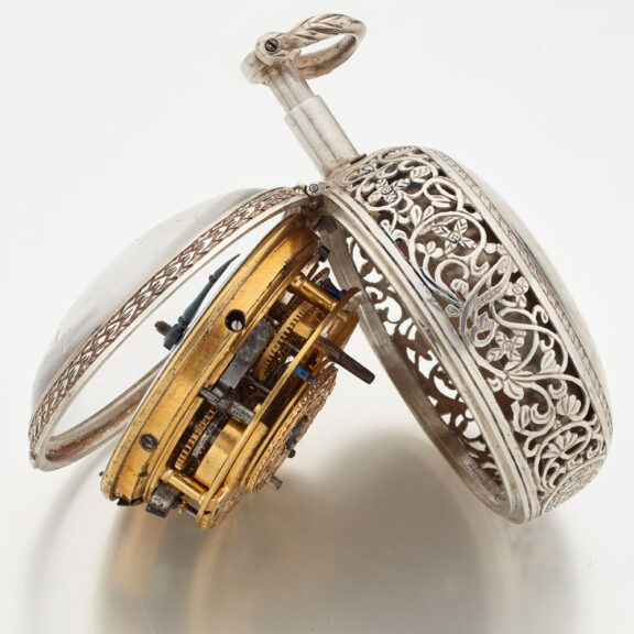 Dutch silver quarter repeating verge pocket watch Circa 1760 Dutch silver quarter repeating verge pocket watch Circa 1760