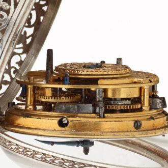 Dutch silver quarter repeating verge pocket watch Circa 1760