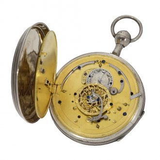 A rare verge watch repeater with concealed erotic automaton Circa 1810