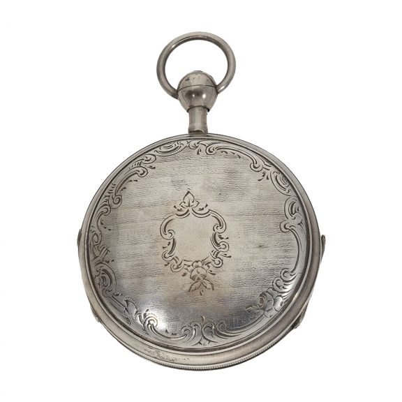 A rare verge watch repeater with concealed erotic automaton Circa 1810 A rare verge watch repeater with concealed erotic automaton Circa 1810