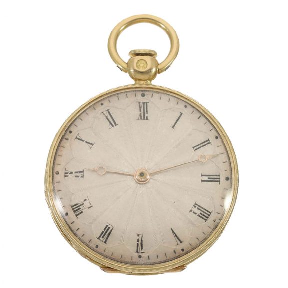 French 18 carat gold miniature lépine watch Circa 1830