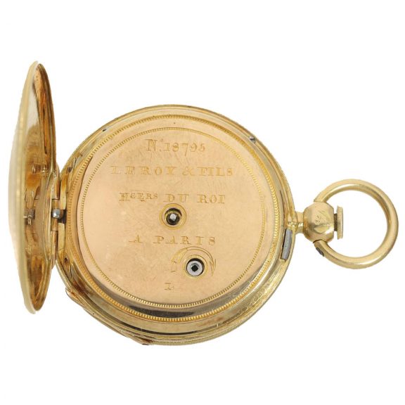 French 18 carat gold miniature lépine watch Circa 1830 French 18 carat gold miniature lépine watch Circa 1830