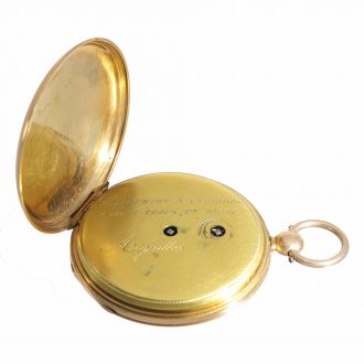 18 Carat gold lépine key wound watch in very good condition Circa 1840
