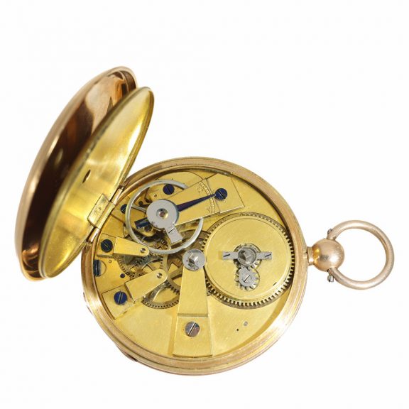18 Carat gold lépine key wound watch in very good condition Circa 1840 18 Carat gold lépine key wound watch in very good condition Circa 1840