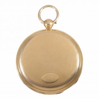 18 Carat gold lépine key wound watch in very good condition Circa 1840
