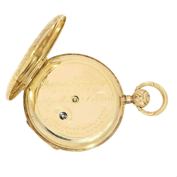 Swiss gold miniature repeating pocket watch Circa 1830 Swiss gold miniature repeating pocket watch Circa 1830