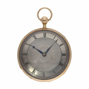 18 Carat large lépine watch with ruby cylinder Circa 1810