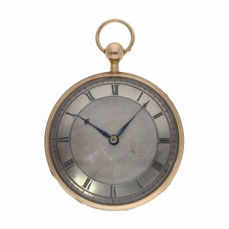 18 Carat large lépine watch with ruby cylinder Circa 1810