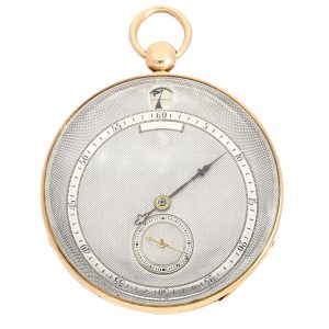 Probably French fine and very flat pink gold Lepine Circa 1820
