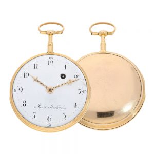 Swedish 18 carat gold lever pocket watch Circa 1797