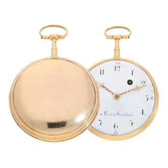 Swedish 18 carat gold lever pocket watch Circa 1797 Swedish 18 carat gold lever pocket watch Circa 1797