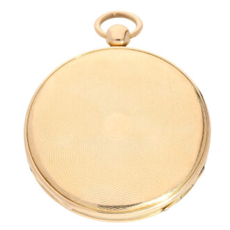 Probably French fine and very flat pink gold Lepine Circa 1820 Probably French fine and very flat pink gold Lepine Circa 1820