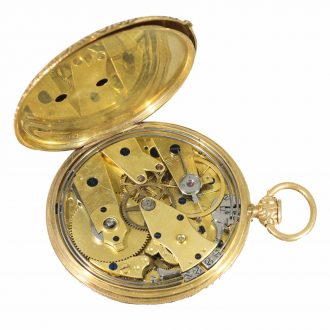 18 Carat gold magnificent lépine watch with repeater Circa 1830