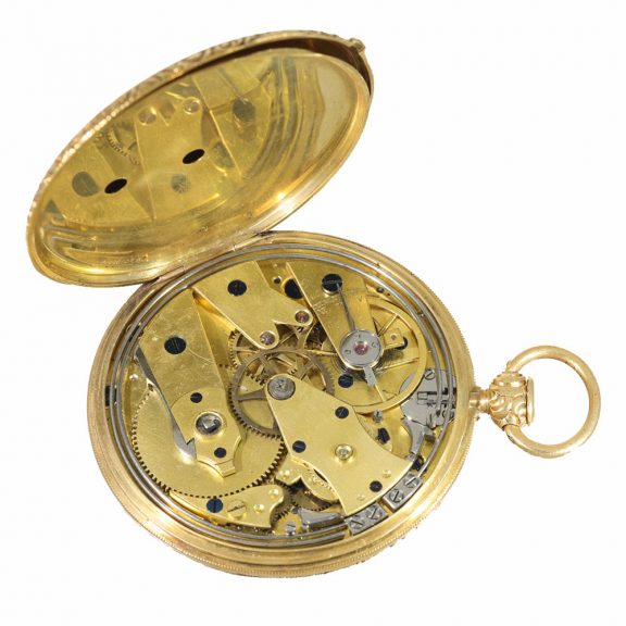 18 Carat gold magnificent lépine watch with repeater Circa 1830 18 Carat gold magnificent lépine watch with repeater Circa 1830