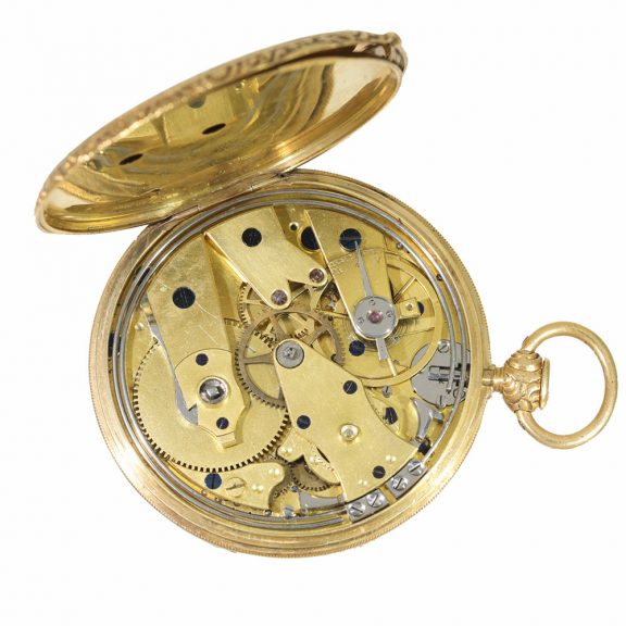 18 Carat gold magnificent lépine watch with repeater Circa 1830 18 Carat gold magnificent lépine watch with repeater Circa 1830